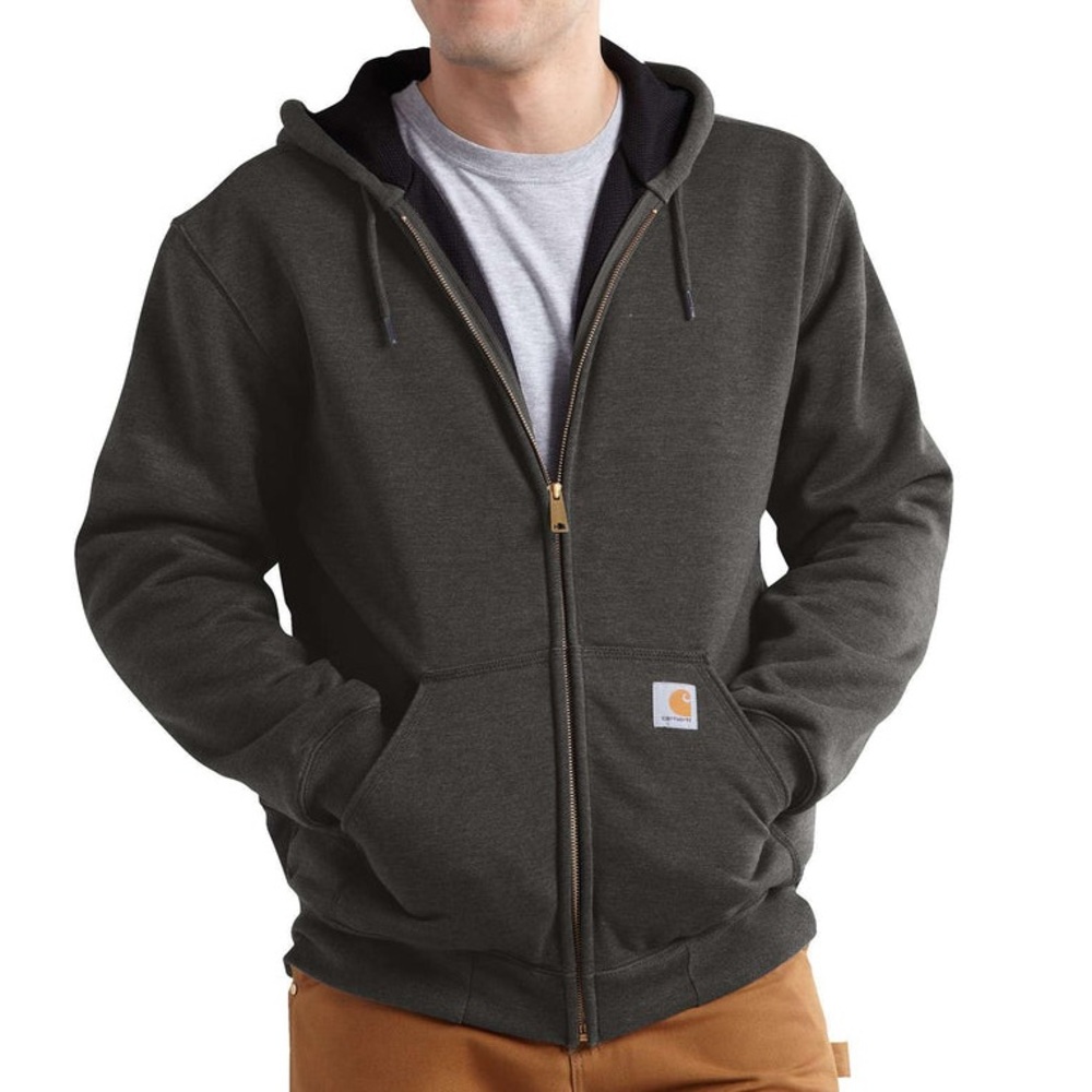 Carhartt- Thermal Lined Zip Front Hooded Sweatshirt